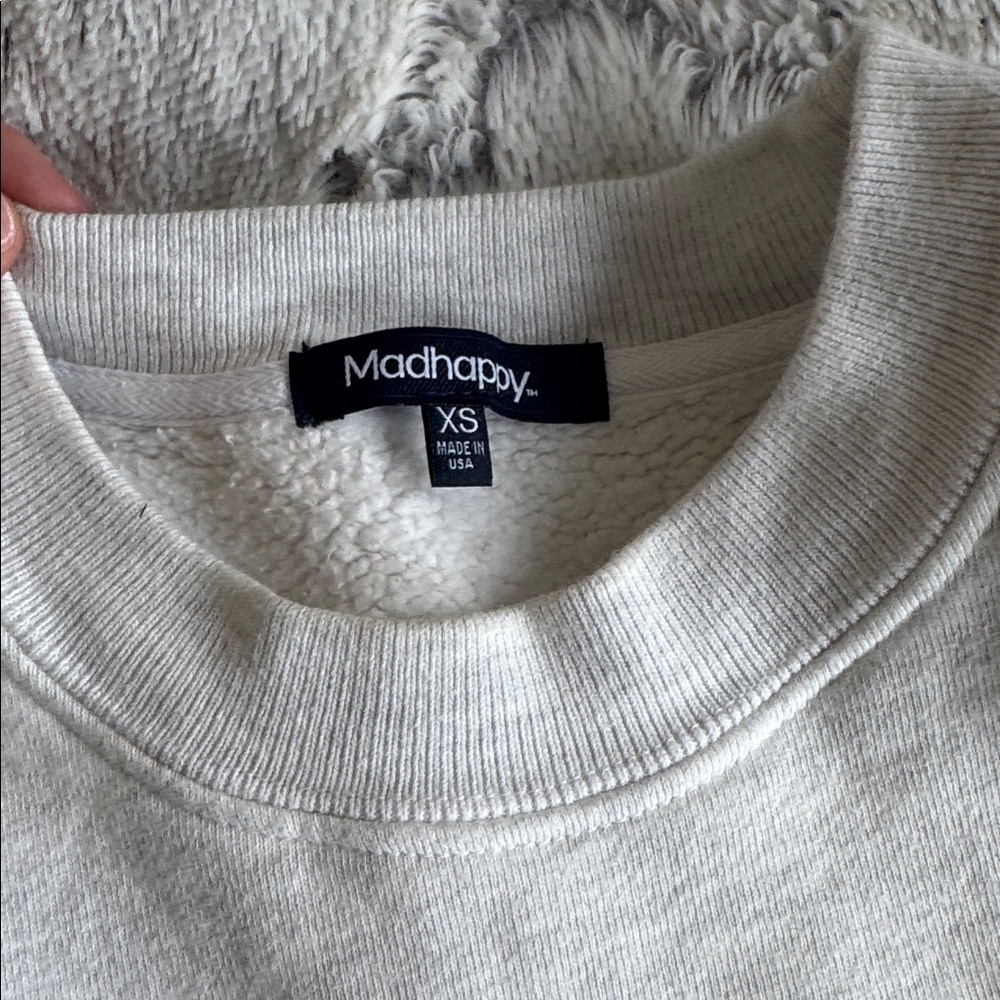 Madhappy Aspen Happy Trails Sweatshirt, Size XS. - Picture 2 of 3